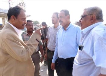 ابو بكر والعقربي يتفقدان أوضاع شبكة الطرق في ابين