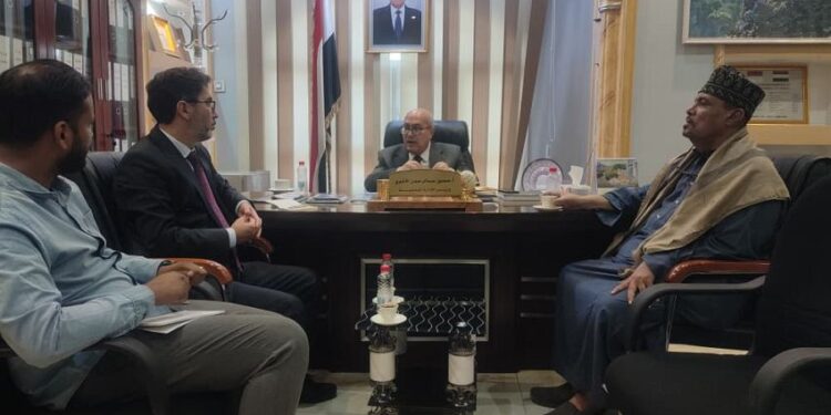 وزير الادارة المحلية يبحث مع وكالة “تيكا” التركية دعم المشاريع التنموية في اليمن