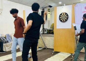 بدء منافسات البطولة التأسيسية الأولى للدارتس المفتوحة بعدن
