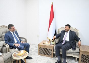 عبدالله العليمي يبحث مع  السفير الامريكي مستجدات الاوضاع في اليمن