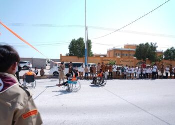 انطلاق مسابقة الكراسي المتحركة لذوي الإعاقة بمحافظة المهرة