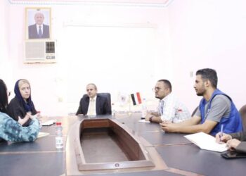 الوصابي يبحث مع الهجرة الدولية احتياجات المعاهد المهنية في عدن ولحج وتعز