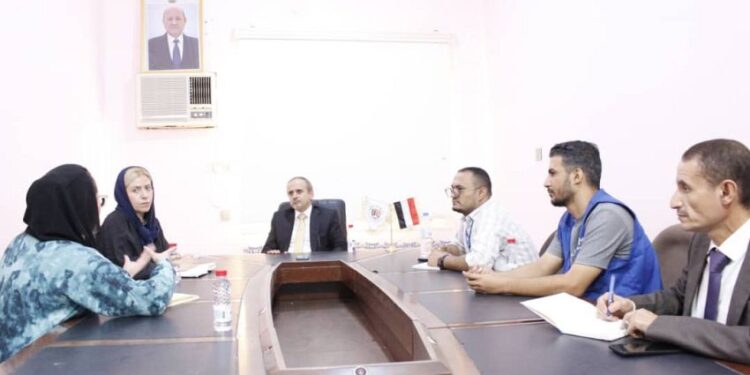 الوصابي يبحث مع الهجرة الدولية احتياجات المعاهد المهنية في عدن ولحج وتعز