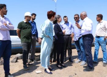 باخبيرة والسفيرة الفرنسية يطلعان على سير مشروع  بئر أحمد