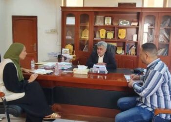 باصهيب يبحث مع منظمة فرنسية تنفيذ مشروع التحويلات النقدية والتدخلات المستقبلية