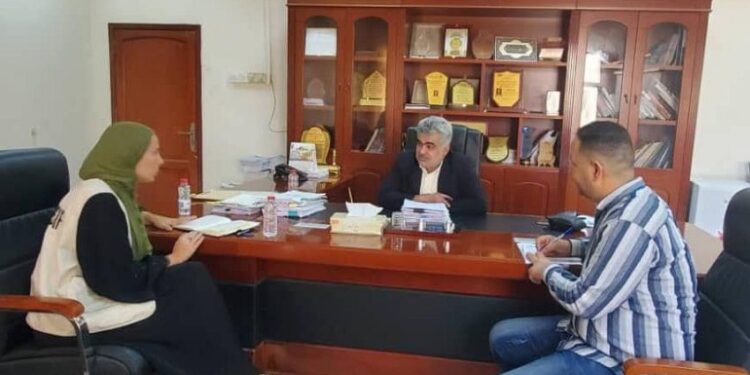 باصهيب يبحث مع منظمة فرنسية تنفيذ مشروع التحويلات النقدية والتدخلات المستقبلية