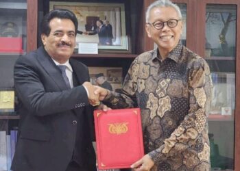 بلفقيه يسلم  الخارجية الإندونيسية أوراق اعتماده سفيراً لليمن