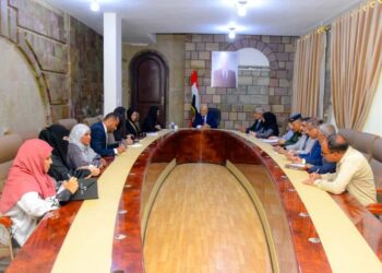 محافظ تعز يبحث مع كبير مستشاري   المبعوث الأممي جهود بناء السلام