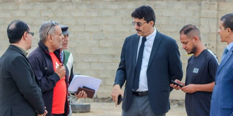 وفد وزاري يطلع على أوضاع واحتياجات اندية الشمايتين والمعافر في تعز