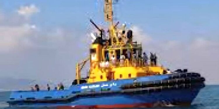 بعد الصيانه ..عودة القاطرة البحرية “حسان” إلى ميناء عدن