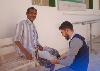 ننشر حصاد مركزي الاطراف الصناعيه بسيئون وتعز