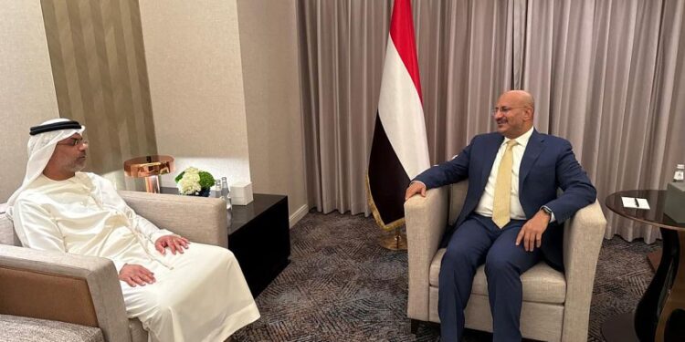 طارق صالح  يبحث مع  السفير الإماراتي  دعم جهود الاصلاحات الاقتصاديه