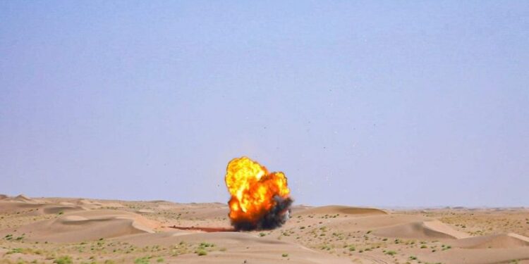 “مسام” ينفذ عملية إتلاف الألغام في مأرب وينجح في تأمين حقل  بحجة