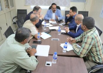 العقربي يبحث مع الـ (UNOPS) تعزيز التعاون المشترك في مشاريع البنية التحتية