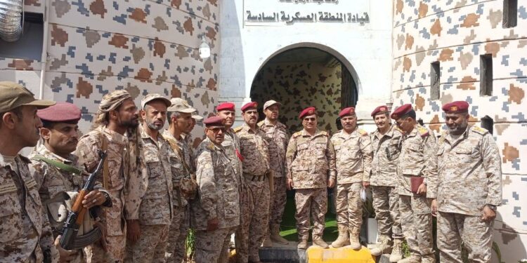 المفتش العام يتفقد المنطقة العسكرية السادسة ويدشن منشآت عسكرية جديدة