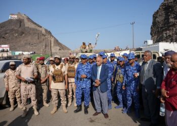 المحرمي يوجه بتغير اسم قوات الحزام الامني الي  الامن الوطني