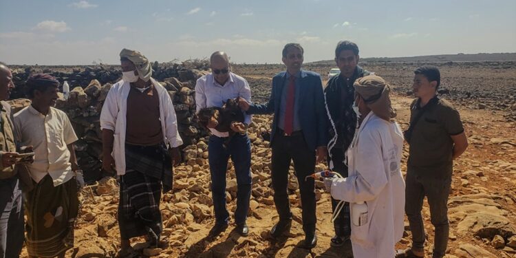 وفد وزارة الزراعة  يتفقد منطقتي دكسم  ونوجد  بسقطري