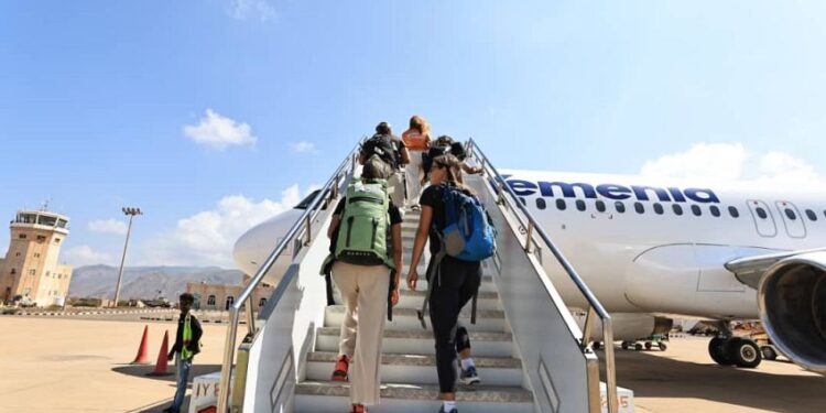 اليمنية تؤكد نجاح التشغيل الاستثنائي لرحلة سقطرى – جدة