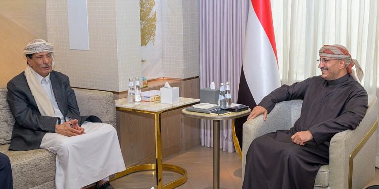 طارق صالح يناقش اوضاع محافظة المهرة