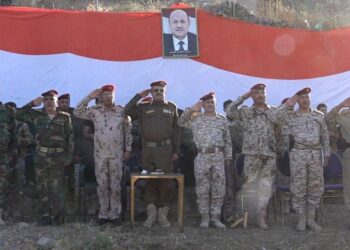 رئيس أركان محور تعز يدشن العام التدريبي في اللواء 170 دفاع جوي