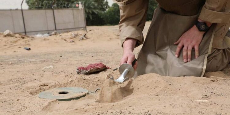 “مسام” ينزع 1917 لغماً وتطهير مساحة بلغت 750,027 متراً مربعاً خلال أسبوع