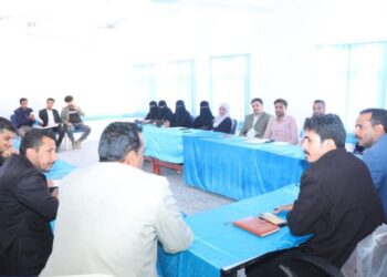 مناقشة الاستعدادات لإجراء الاختبارات الفصلية لطلاب المعهد التقني والصناعي بمأرب