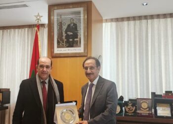 السفير الأصبحي يبحث مع النائب العام  المغربي التعاون القضائي