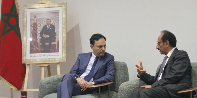 السفير الأصبحي يبحث مع وزير الإدماج الاقتصادي والتشغيل المغربي تعزيز التعاون المشترك