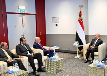 العليمي يؤكد اهمية الزخم الخليجي لبناء مؤسسات الدولة وإنهاء الانقلاب