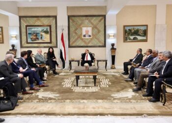 البركاني لوفداً برلمانياً ألمانياً:   الشرعية متمسكه بالسلام واستعادة الدولة