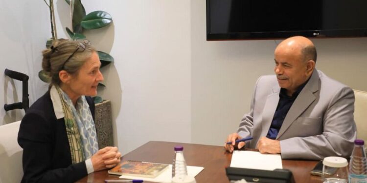 الخنبشي يبحث مع سفيرة   هولندا  التدخلات التنموية