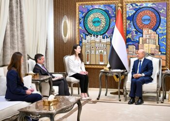 العليمي يشيد بالشراكة مع الولايات المتحدة في  مكافحة الارهاب وردع مليشيات ايران