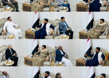 الدكتور عبدالله العليمي يلتقي عدد من الوزراء