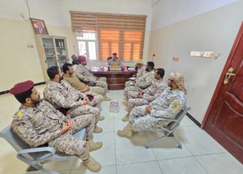 اركان محور الغيضة يشدد على رفع الجاهزية لتعزيز الامن والاستقرار