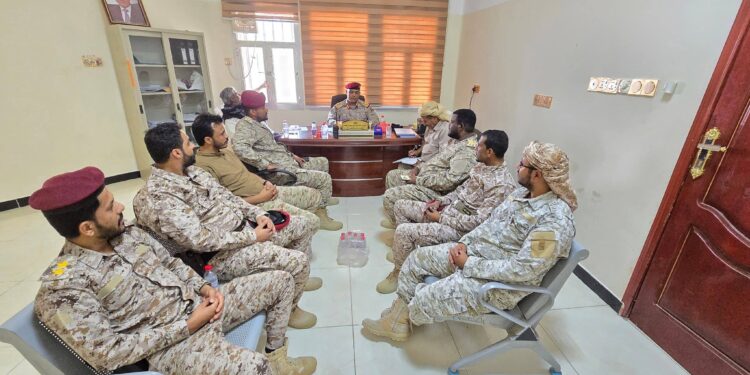 اركان محور الغيضة يشدد على رفع الجاهزية لتعزيز الامن والاستقرار