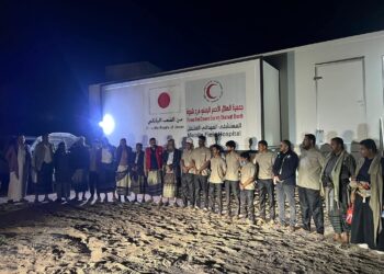 الهلال الأحمر   يدشّن المرحلة الثامنة للمستشفى الميداني المتنقل  بشبوه
