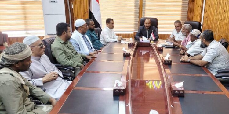 وكيل حضرموت يؤكد  على دعم أنشطة وبرامج جمعيات ذوي الإعاقة