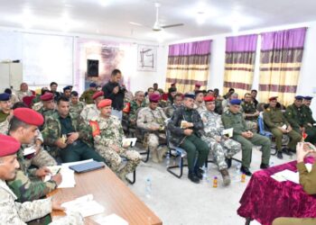 جتماع أمني عسكري مشترك بتعز لتوحيد الجهود وتعزيز الاستقرار