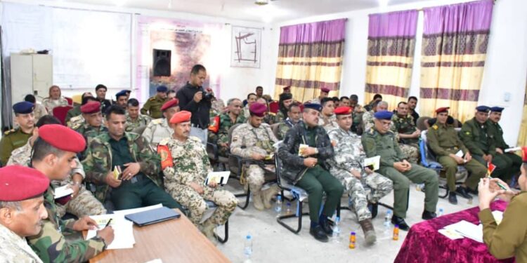 جتماع أمني عسكري مشترك بتعز لتوحيد الجهود وتعزيز الاستقرار