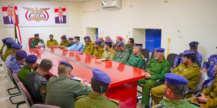 اجتماع أمني بسيئون يناقش تنفيذ خطة شهر رمضان