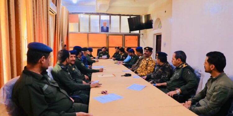 اقرار الخطة الأمنية بمحافظة مأرب وتعز خلال شهر رمضان المبارك