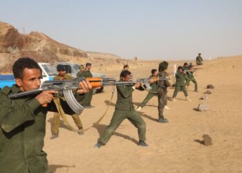 المنطقة الأمنية الثالثة بشرطة مأرب تنفذ مشروع الرماية بالذخيرة الحية