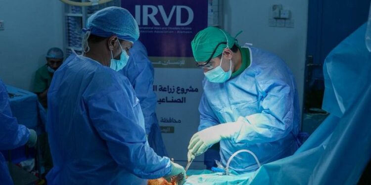 بدء مشروع زراعة 50 مفصل صناعي   في مستشفى مارب العام