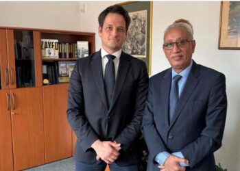 ناجي يبحث مع مسؤول مجري العلاقات الثنائية وسبل تعزيزها