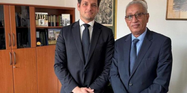 ناجي يبحث مع مسؤول مجري العلاقات الثنائية وسبل تعزيزها