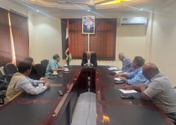 الشرجبي يبحث مع (UNOPS) تعزيز الشراكة في قطاع المياه والصرف الصحي