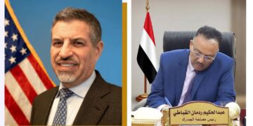 رئيس مصلحة الجمارك يبحث مع السفير الأمريكي تعزيز الشراكة ودعم التحديث الجمركي