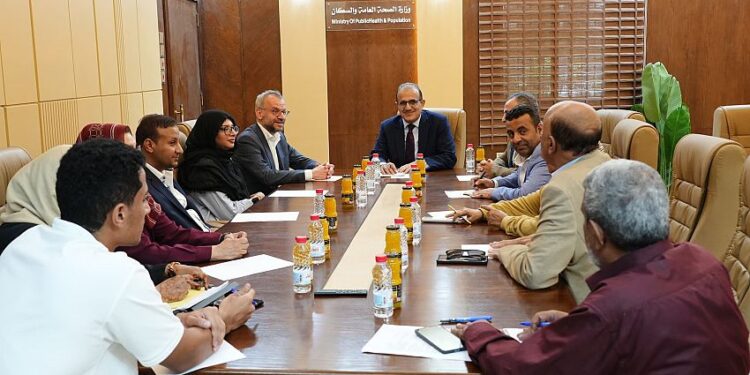 وزير الصحة يبحث مع وفد جامعة رستوك الألمانية تعزيز التعاون الأكاديمي والصحي