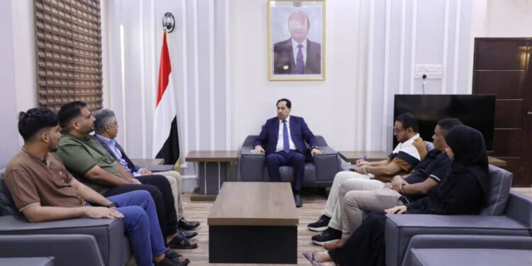 البكري يؤكد دعمه ومساندته لفرع اتحاد الإعلام الرياضي بعدن