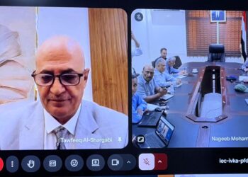 الشرجبي يناقش مع مكتب اليونبس  ترتيبات قد مؤتمر المياه والإصحاح البيئي في عدن